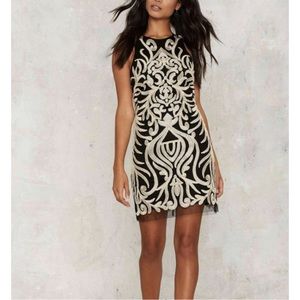 NWT Endless Rose Beaded Mini Dress